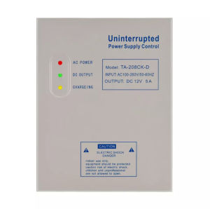 Bộ lưu điện (UPS) 12V5A cho Khóa Cửa Kiểm Soát Cửa có đèn báo trạng thái