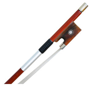 Luxury Red Ox Horn Frog Professional Round Stick Musical Instrument Accessories Pernambuco Violin Bow 4/4 Size