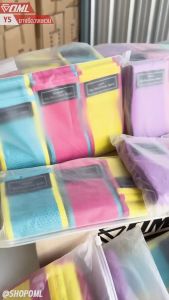 OML Y5 ยางยืดวงแหวน ปั้นก้น สะโพก ต้นขา เนื้อผ้าหนา 1 ชุด มี 3 ชิ้น แรงต้าน 3 ระดับ รับประกันสินค้า ยางยืดออกกำลังกาย