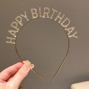 มงกุฎเพชรสีชมพูสำหรับเด็กผู้หญิง มงกุฎเจ้าหญิง มงกุฎสำหรับการแสดง ครบรอบวันเกิด เครื่องประดับผมสไตล์เกาหลี วัสดุสแปนเด็กซ์