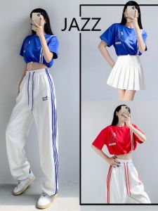 นักเรียน ชุดทีมกีฬาเต้นรําKpop Jazz Dance Street Dance Hiphop ผู้หญิง Stageเครื่องแต่งกาย ผ้าฝ้าย วัสดุ