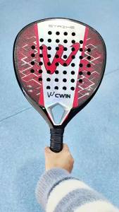 The new 3K carbon fiber Padel racket Paddle racket EVA elastic memory foam Beach tennis racket Carbon fiber Cage tennis racket