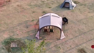 MOUNTAINHIKER 2026 upgraded outdoor camping dome tent windshield dome canopy outdoor portable tent zipper door cloth window screen camping tent khemah camping