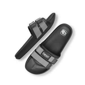 Dilset - Kaisi Gray | Sandal Slop Velcro | Sandal Slide | Sandal Slide Pria Wanita | Sandal Original