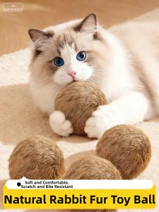 VOA | Rabbit Fur Toy Catnip Cat Enrichment