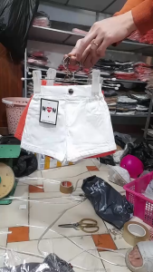 Quần Sooc kaki trơn cao cấp dễ phối đồ kute cho bé gái từ 8-30kg