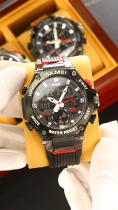Jam Tangan Digital Pria SKMEI 2223 Black Black water resist30m