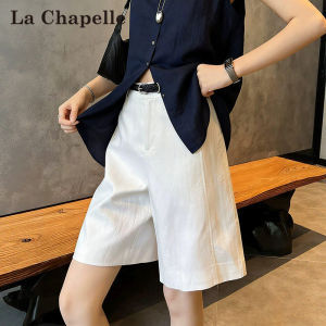 La Chapelle | Flared and Slimming High Waist Linen Shorts