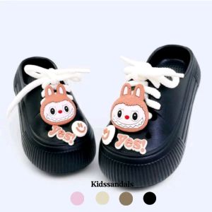 Sandal Sebo Sandal Anak Terbaru Model Baim Dilengkapi Tali Karakter Labubu Lucu