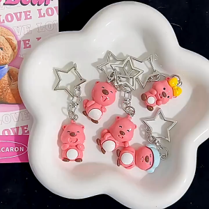 Stylespot⚡Gantungan Kunci Bintang Loopy Pesona Ransel Berang-berang Lucu Pesona Kartun COD