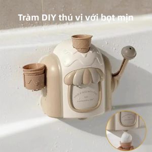 Máy Tạo Bọt Bong Bóng Cho Trẻ Em Đồ Chơi Tắm Xe Hơi Có Lực Hút Mạnh Máy Làm Kem Cho Trẻ Mới Biết Đi Để Chơi Cảm Giác Máy Phân Phối Xà Phòng Cầm Tay