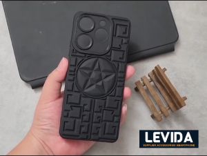 Case 3D Star Case Jaket 3D Macaron Black Infinix Hot 30