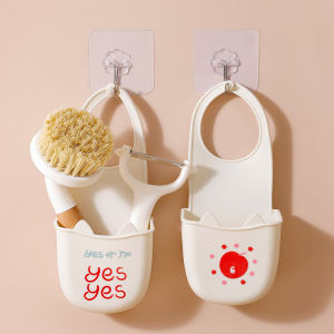 RNOCADA | Drip Dry Silicone Hanging Storage Basket for Sponges