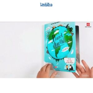 Sách Tương Tác Lật Mở Khám Phá  Trái Đất của chúng ta - Lift The Flap Planet Earth - Đinh Tị