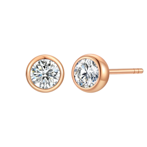WYK | Commuter Premium Single Diamond Bubble Earrings