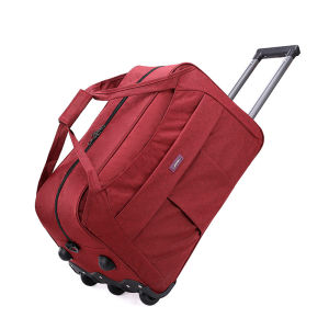 2025 New Lightweight Foldable Travel Bag Mens Short Trip Carry-On Bag Large Capacity Oxford Cloth Handheld Tourist Bag