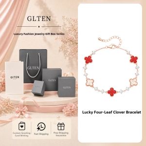 GLTEN | Clover Pattern Luxe Small-Batch Womens Bracelet