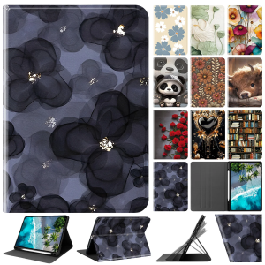 Leather Case For Samsung Galaxy Tab A11 A9 + 8.7 A8 X200 Tablet Case Tab S6 S10 Lite S10 FE Plus 13.1 with Pencil Holder Cover
