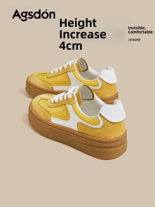 Agsdon | Thick Sole Breathable Womens Retro Trainer Shoes