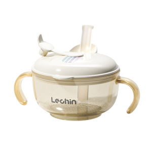 Lechin | Infant Feeding Bowl with Suction Straw 1pc