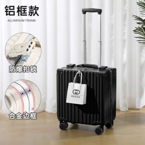 18-Inch Check-In Luggage Suitcase Thickened Explosive Proof Business Travel Mens Style with Password Lock And Universal Wheels