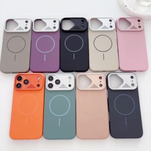 Ultrathin Matte Hard PC For Magsafe Magnetic Wireless Charge Phone Case For iPhone 17 16 15 Pro Max Shockproof Bumper Back Cover
