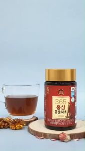 Cao Hồng Sâm Đông Trùng Hạ Thảo 365 Hàn Quốc (hộp 2 lọ) - tăng cường thể lực chống mệt mỏi suy kiệt phục hồi sức khỏe sau ốm và phẫu thuật