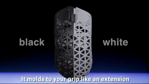 ATTACK SHARK R5 Wireless Gaming Mouse 42K DPI -PAW3950 MAX Sensor -39g Ultra-Lightweight Carbon Fiber Hollowed-Out Design