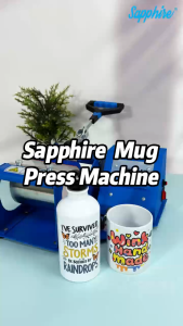 Mug Press Machine Sapphire Premium (11oz|5–7.5cm) / Compact Heat Transfer Machine for Sublimation Mugs / Tumblers / Cups