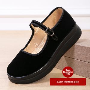 HEYUNXIANG | Comfortable Thick Soft Sole Cloth Shoes