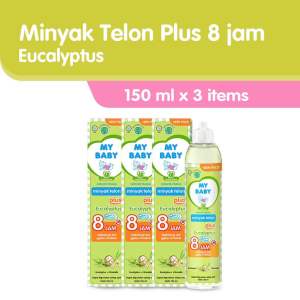 My Baby Minyak Telon 150ml Eucalyptus Plus Dan Lavender 3 Botol