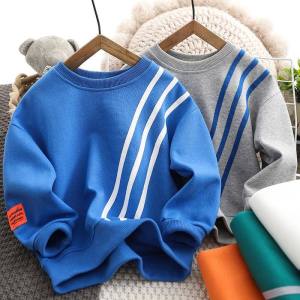 Sweatshirt Kids Boy Long Sleeves 3-14 Years 2022 Autumn New Crew Neck Pullover Fashion Simple Tops for Big Kids Boys