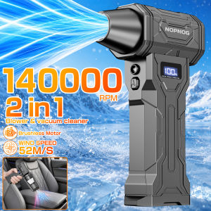 Blower Car Vacuum Cleaner Turbo Fan Cleaning Blowing Tools Violent Jet Fan Auto Dust Collector Blow And Suction 2 in 1 Portable
