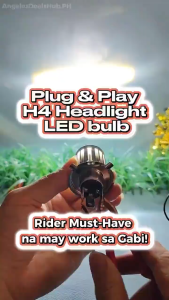 Universal Motorcycle Headlight 600w H4/H6 High/Low Beam White Yellow Led Motorcycle Fog Lamp