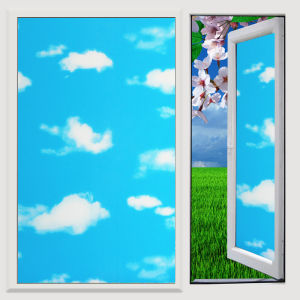 หน้าต่างกระจก PVC ติดตัวเอง บ้านพักเด็ก ห้องน้ำ ป้องกันแสง ป้องกันการมองเห็น หน้าจอสีเขียว หนาขึ้น อุปกรณ์ตกแต่งบ้าน