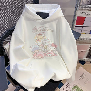 Childrens Plush Lined Hoodie Long Sleeve Cotton Sweatshirt Cartoon Scented Dog Design Autumn Winter Fashionable Kids Wear