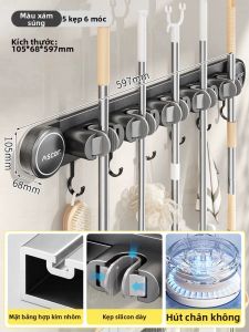 ASCOR | Giá Để Đồ Treo Tường Hút Chân Không