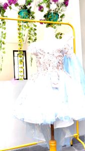 Nicole Dress Pesta Anak Perempuan Tille Hiasan Payet Glitter