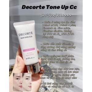 Kem Chống Nắng Nâng Tone DECORTE Sun Shelter Tone Up CC UV Primer SPF50+PA++++