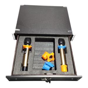 Solid Wood 19 Inch 2U Drawer with Lock for ABS Aviation Case Microphone Cabinet 3U Drawer for Receiver Engineering Box