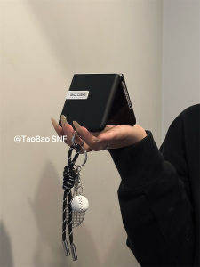 Huawei P50 Pocket 2 Phone Case Ins Ball Bat Pendant Foldable Luxury Style Womens Design Protective Shell for Xiaomi Nova Flip