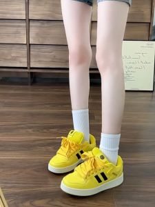 สไตล์เกาหลี รองเท้าผ้าใบผู้หญิง Autumn New 2025 นุ่มและระบายอากาศลำลอง รองเท้าผ้าใบแฟชั่น และสะดวกสบาย แมทช์ได้ทุกชุด