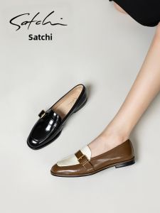 Belted Loafers Women Shoes Flat