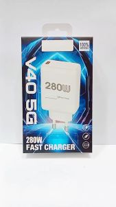 Batok Adapter For VVO V40 5G Fast Charger 280W Quick Charge3.0 Adapter Kepala Casan Fast Charging