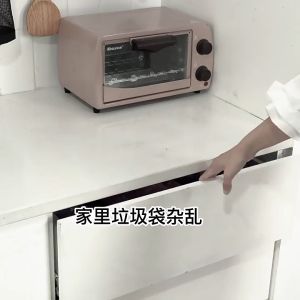 【Zhaozhao】กระเป๋าจัดระเบียบ ที่เก็บถุงพลาสติกแบบติดผนัง ใช้งานง่าย อุปกรณ์สําหรับครัวเรือน กระเป๋าจัดระเบียบ ถุงตาข่าย