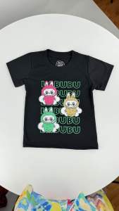 เสื้อยืดเด็ก คอกลม แขนสั้นสกรีนลาย ลาบูบู้ LABUBU