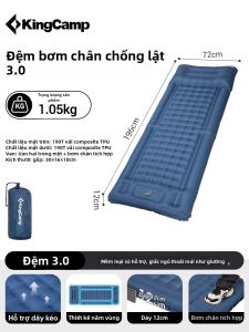 Kingcamp | Đệm Ngủ Dày Có Thể Gập và Bơm Hơi Tự Động