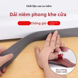 100Cm Silicon Nguyên Chất Cửa Chống Gió Excluder Weatherstrip Băng Chống Thấm Nước Chống Gió Cách Âm Đáy Niêm Phong Dải Cho Cửa Ra Vào