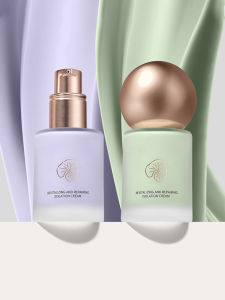 Green Isolation Cream Womens Moisturizing Concealer Brightening Skin Lightweight Makeup Primer Purple Base Fake Natural Look