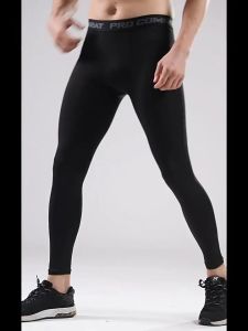 【CoreLab】Men Compression Tight Fitness Long Pants Sport Pro Combat Gym Yoga Slim Fit Elastic Bodybuilding Legging Seluar Sukan L XL 2XL
